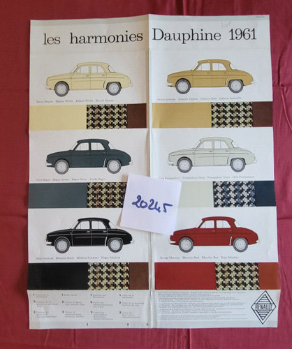 20245 renault dauphine - renault,