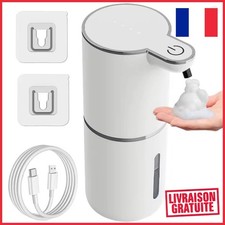 Distributeur Savon Automatique USB Sans Contact Mousse/Gel Salle de Bain FR