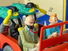Voiture TINTIN JEEP ROUGE