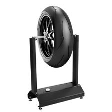 Equilibreur de Pneu de Moto Vélo Cônes de Centrage Réglables à Roulement Lisse