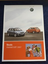 Skoda Fabia station wagon folder with press photos 09.2007