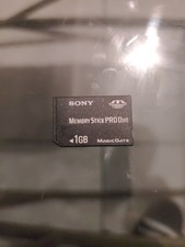 Carte Mémoire PSP Sony Memory Stick Pro Duo 1 Gb Officielle 