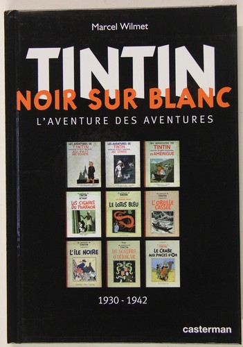 Hergé wilmet tintin - noir, sur