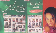 Alizée (Mylène Farmer) carte postale Panini officielle format 10x15 au choix 