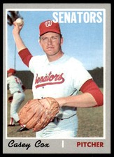 1970 Topps Set Break Casey Cox #281 EX-EXMINT