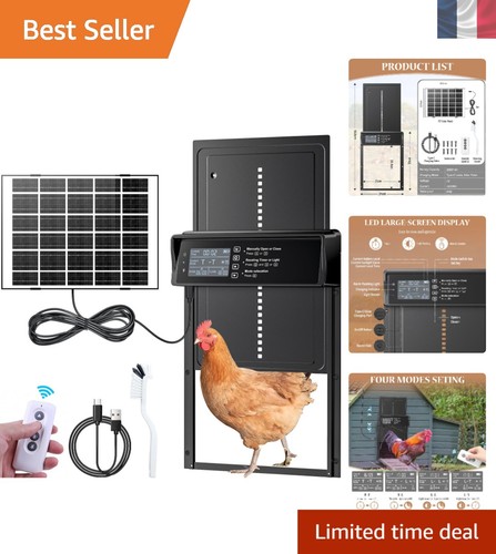 Porte automatique solaire - automatique, pour