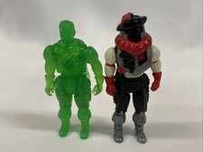 M.A.S.K 1988 Julio Lopez figure + Clone figure Fireforce Europe mask Kenner