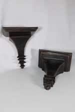 PAIRE DE CONSOLES APPLIQUES