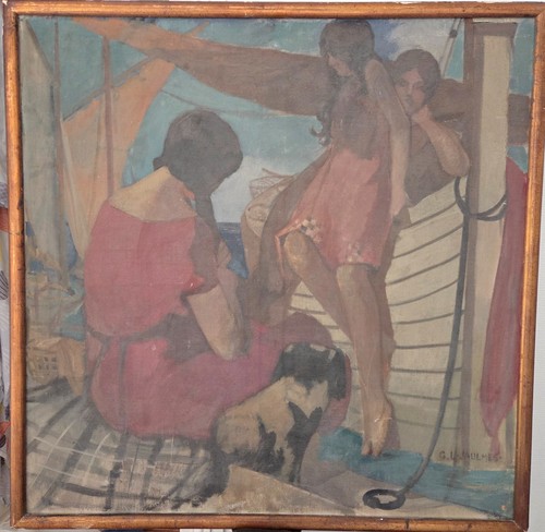 Peinture ancienne huile sur - peinture,