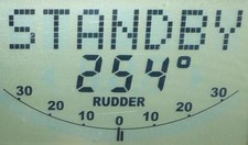 Autohelm LCD screen for ST7000 (black) Control Unit : Only the LCD display - NEW