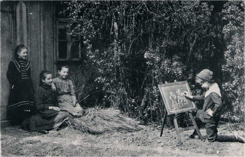 Cpa scène genre - scÈne, de