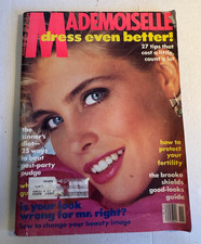 Mademoiselle Magazine November 1984 Vintage Brooke Shields Good