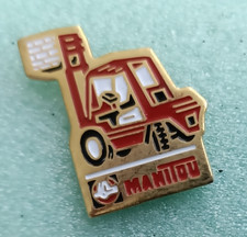 Rare Pin's Chariot élévateur Manitou TP