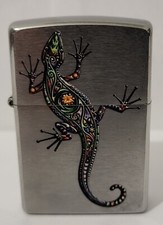 ZIPPO Salamander Lizard Chameleon Bardford USA