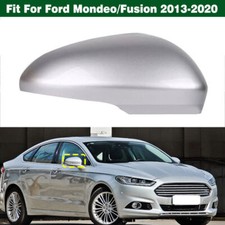 Right Rearview Side Mirror Cover Cap Silver For Ford Mondeo/Fusion 2013-2020