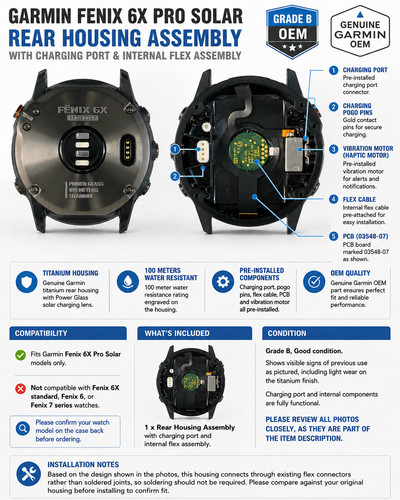 Garmin fenix pro solar - garmin, 6x