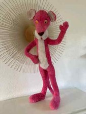 21 ⚜️ Large Plush Blanket The Pink Panther Vintage Height 90 Cm