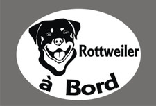 * 1 Sticker -  Rottweiler à