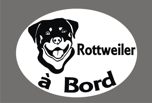 Sticker rottweiler à - *,
