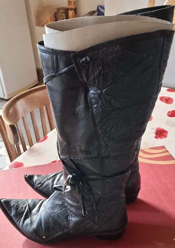 Bottes cuir santiag - , 36