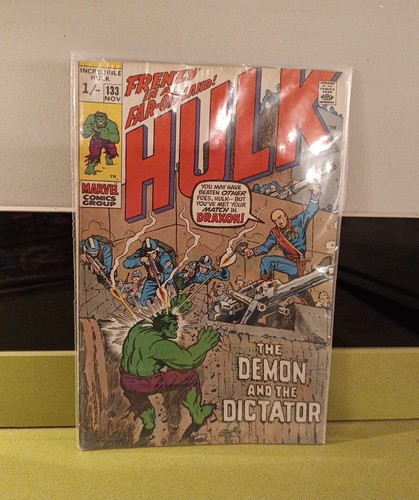 Incredible hulk 133 marvel - incredible,