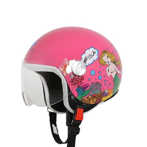 Casque enfant moto demijet - casque,