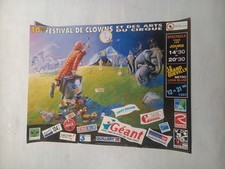 Daniel AUTHOUART 10th Circus Clowns Festival 1997 Original Poster Exhibition