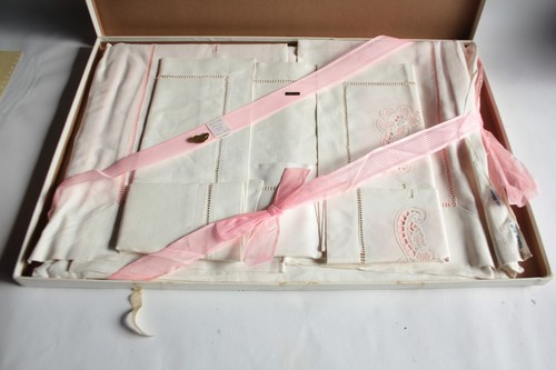 Ancienne parure lit drap - parure, de