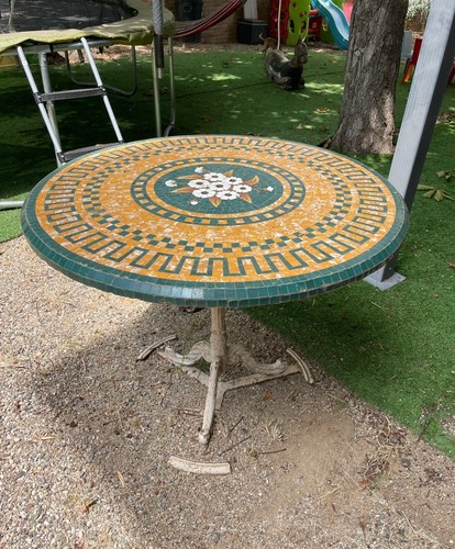 Table jardin ancienne - jardin,