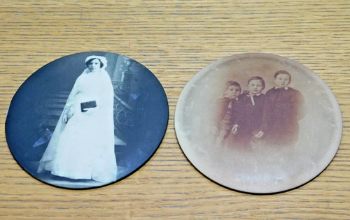 Lot tableaux rond metal - rond,
