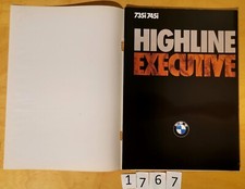 BMW E23 735i 745i HIGHLINE/ EXECUTIVE Prospectus 28 pages Fr 02/1985 Tuning