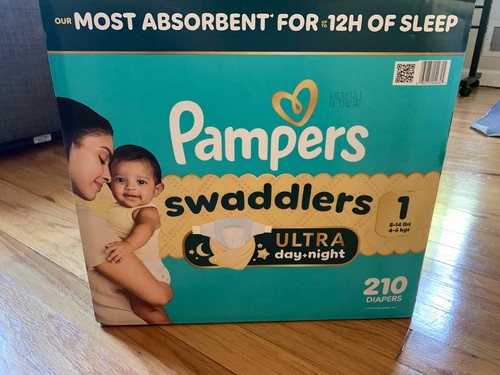 Unopened pampers swaddlers - unopened,