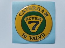 Nose Badge Caterham 7 Super Seven 16 Valve (Lotus 7) 
