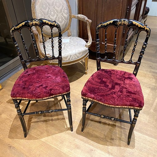 Paire chaises napoléon - paire,