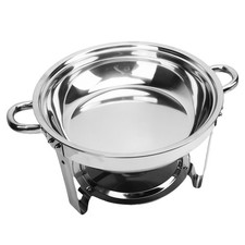 Chafing Dish Buffet Set 6L Stainless Steel Round Chafer And Buffet Warmer With