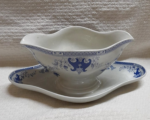 Saucière faience minton - faience,