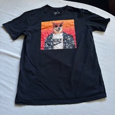 NWOT | Nike Shiba Inu Dog Graphic Tee Black Men’s M Cool Streetwear