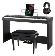 Piano Digital Stage E-Piano Set 88 Touches 600 Voix EQ AUX Banc Casque 3 Pedales