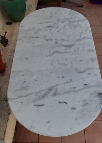 Superbe table ovale marbre - superbe,