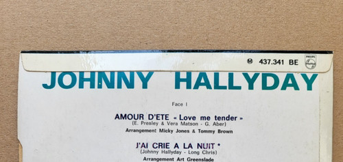 Johnny hallyday amour - d,