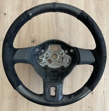 Volant Volkswagen Polo 6R - Rénové En Alcantara Et Motifs De Carbone 