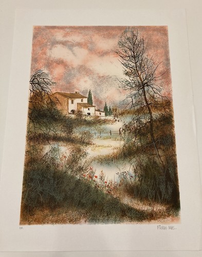 Lithographie signée pierre - signée,