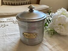 325⚜️ Antique Vintage Authentic Aluminum Coffee Spice Pot Height 12cm