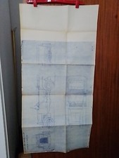 Fiat Tipo 501  LUSSO   , original blueprint  FIAT   501  -  100M  ( 78 CM CAR )