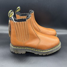 Dr Martens 2976 Tan DM’s Wintergrip Warm Wair Chelsea Boots Unisex Size 37 W6/M5