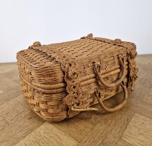 Petite valise rotin - valise,