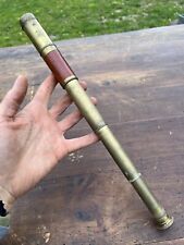 Long Folding View XIX Eme Brass & Wood Optics & Measurement & Science