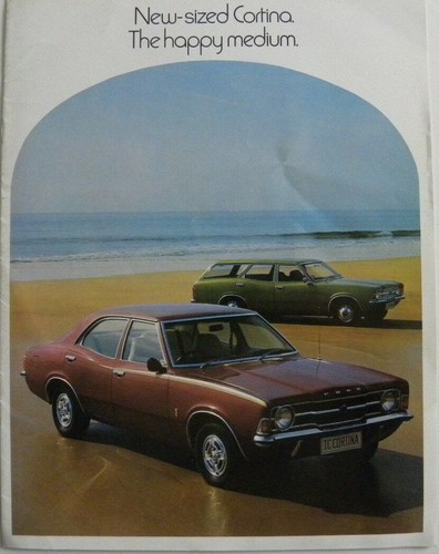 Brochure anglaise ford - brochure, cortina