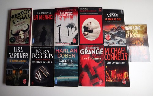 Lot romans policiers - de, 11