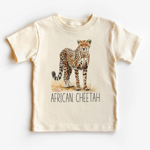 African cheetah toddler shirt - cheetah,